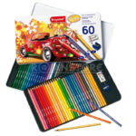Lapices Bruynzeel 58 Colores + Sacapuntas y Goma de Borrar