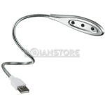 Lámpara Luz 3 Usb Flexible Notebook Laptop Pc Viajes Noche - Imagen 9
