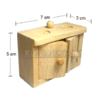 Completo Set Muebles De Cocina En Madera Para Casa Muñecas (e) - Imagen 4