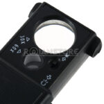 Lupa Doble de Bolsillo 30x y 60x con Luz LED - Imagen 3