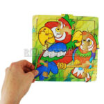 Puzzle y Encaje Dactic Loro Madera Unidad