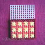 Bastidor Roian Malla Plástica Para Bordar 26 X 34 cm