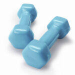Set Mancuernas 2 Kg - 2 X 1 Kg Grs Antideslizantes Vinilo - Imagen 2