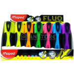 Destacador Maped Fluo'Peps con Diseño Ergonomico
