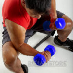 Set Mancuernas 8 Kg - 2 X 4kg Antideslizantes Vinilo - Imagen 12