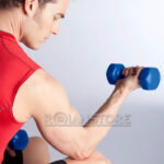 Set Mancuernas 1 Kg - 2 x 0.5 Kg Antideslizantes Vinilo - Imagen 9