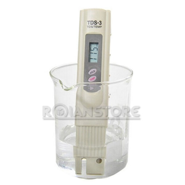 Medidor Tester Digital Pureza Agua TDS Hold Solidos Totales