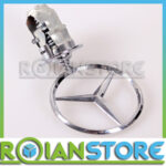 Emblema para Mercedes Benz Estrella Logo Capó Capot Modelos W126 - Imagen 3