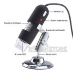 Microscopio Usb Aumento 500x Iluminación 8 Led Fotos Videos Mitel - Imagen 6