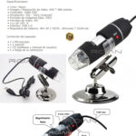 Microscopio Usb Aumento 500x Iluminación 8 Led Fotos Videos Mitel - Imagen 2