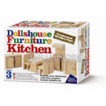 Completo Set Muebles De Cocina En Madera Para Casa Muñecas (e) - Imagen 2