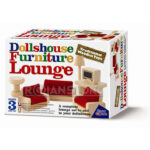 Completo Set Muebles De Living En Madera Para Casa Muñecas (e) - Imagen 2