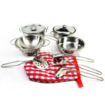 Juego Set de Ollas y Utensilios de Metal 11 Piezas Unidad - Imagen 3