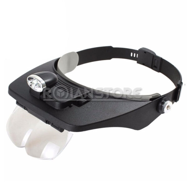 Optivisor Cintillo Lupa Luz Led 4 Lentes 1.2 1.8 2.5 Y 3.5x