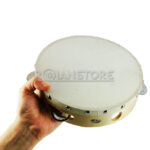 Instrumento de Percusión Dactic Pandero 8" con Cubierta de Piel