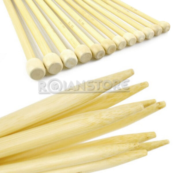 Palillos Roian Set Madera 12 Medidas Entre N° 3 Y N°12 Unidad