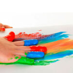 Pintura Dedos 4 Colores Unidad - Imagen 3
