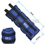 Pesas De Arena Para Muñecas Tobillos o Cintura 4 Kg El Par - Imagen 5
