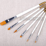 Set Premium de 10 Pinceles de Pelo Sintético y Mango de Madera - Imagen 5