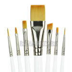 Set Premium de 10 Pinceles de Pelo Sintético y Mango de Madera - Imagen 6