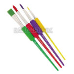 Set De Pinceles Adix Con Grip Set 4 Colores