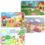 Set de Puzzles de las 4 Estaciones Juguete Educativo Madera - Imagen 6