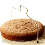 Rebanador Cortador Bizcocho Doble Regulable Acero 30 Cms