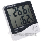 Reloj Digital Higrometro Humedad Termometro Temperatura HTC-1 - Imagen 3