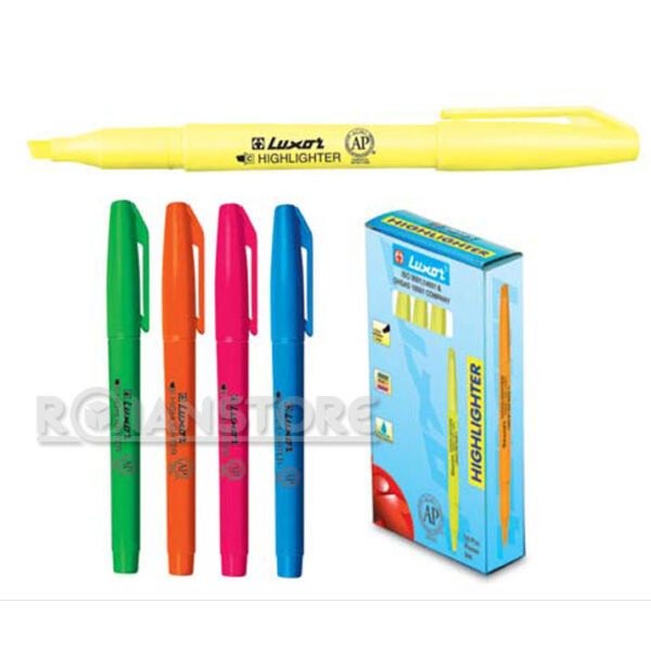 Destacador Lápiz Luxor Highlighter 5 unidades