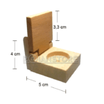 Completo Set Muebles De Baño En Madera Para Casa De Muñecas (e) - Imagen 6