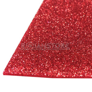 Goma Eva Glitter Rojo 40x60 Cm
