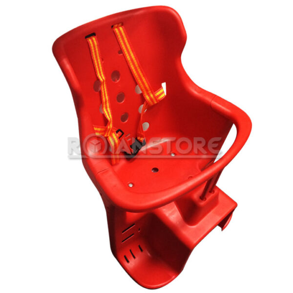 Asiento Para Niño Porta Bebe Bicicleta Silla Pasea A Tu Hijo Rojo