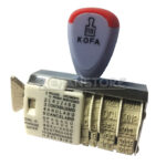 Sello Timbre Fechador Manual Kofa 5mm 11 Leyendas - Imagen 4