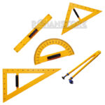 Set De Reglas Geometría Para Pizarra 5 Piezas