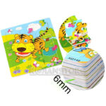 Set De 10 Puzzles Diseños De La Fauna 9 Piezas Cada Uno - Imagen 7