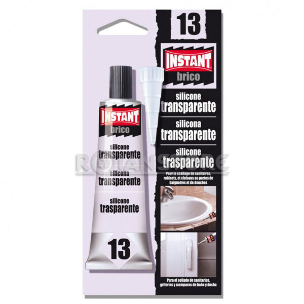 Pegamento Silicona Transparente 30ml Instant