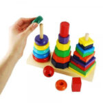 Puzzle y Encaje Dactic Torre Madera Didactica - Imagen 9