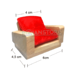 Completo Set Muebles De Living En Madera Para Casa Muñecas (e) - Imagen 7