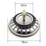 Tapon Metalico Colador Lavaplatos Fregadero - Imagen 10