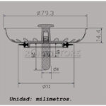 Tapon Metalico Colador Lavaplatos Fregadero - Imagen 11