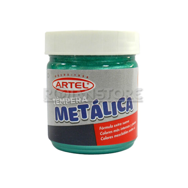 Tempera Metálica Verde 100ml