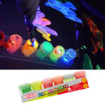 Tempera 5 Fluorescente + 1 Luminiscente (brilla en la oscuridad) - Imagen 4