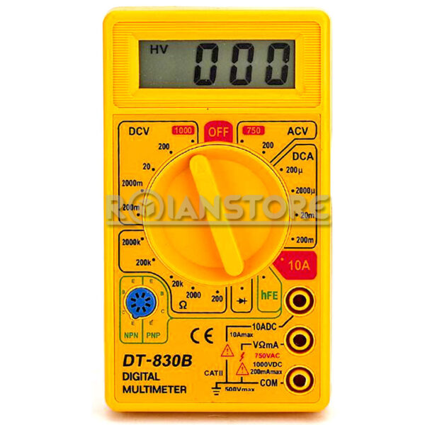 Tester Digital DT830B Multimetro Voltimetro Amperimetro