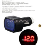 Tester Medidor Voltimetro Digital Probador Bateria 12v Y 24v - Imagen 2