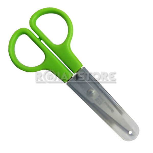 Tijeras SDI Escolar 857D 12cm Punta Roma con Protector