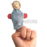 Set de 5 Títeres para Dedos de Animales de la Selva Madera y Tela - Imagen 4