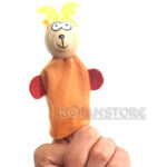 Set de 5 Títeres para Dedos de Animales de la Selva Madera y Tela - Imagen 5