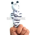 Set de 5 Títeres para Dedos de Animales de la Selva Madera y Tela - Imagen 6