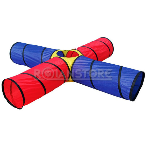 Juego de Patio Interior Infantil Dactic Túnel Multiple Plegable Unidad