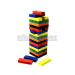 Entretenido Juego Yenga Jenga Colores Ingenio Destreza y Habilidad - Imagen 5